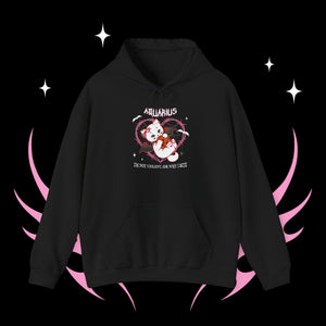 Aquarius Halloween Kitty Cat Unisex Hoodie