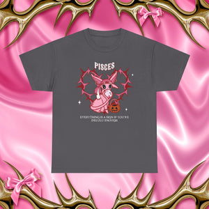 Pisces Halloween Cartoon Unisex Short Sleeve Tee