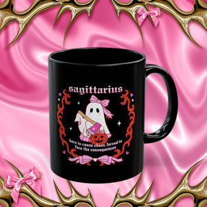 Sagittarius Halloween Ghost Mug