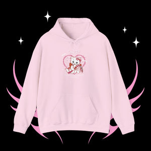 Cancer Halloween Kitty Cat Unisex Hoodie