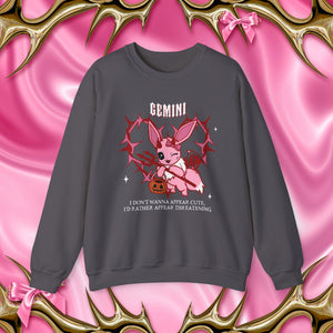 Gemini Halloween Cartoon Unisex Crewneck Sweatshirt