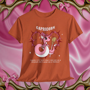 Capricorn Halloween Cartoon Unisex Short Sleeve Tee