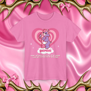 Gemini Care Bear Cartoon Unisex Short Sleeve Tee