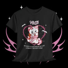 Load image into Gallery viewer, Virgo Halloween Kitty Cat Unisex Short Sleeve Tee
