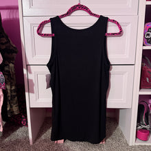 Load image into Gallery viewer, i’m with juicy v neck black tank top XL
