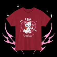 Load image into Gallery viewer, Libra Halloween Kitty Cat Unisex Short Sleeve Tee
