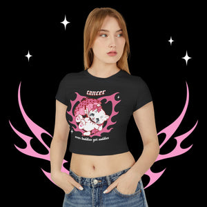 Cancer Kitty Cat Women's Baby Tee