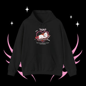 Taurus Halloween Kitty Cat Unisex Hoodie