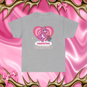 Aquarius Care Bear Cartoon Unisex Short Sleeve Tee