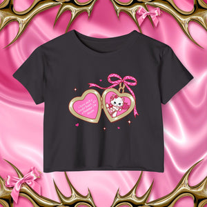 Kitty Cat Locket Crop Top