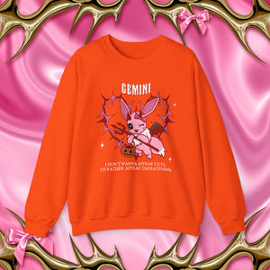 Gemini Halloween Cartoon Unisex Crewneck Sweatshirt