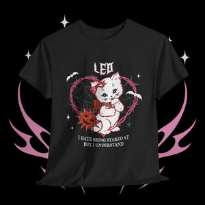 Leo Halloween Kitty Cat Unisex Short Sleeve Tee