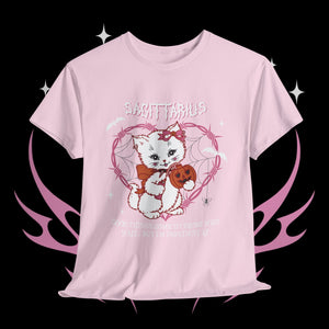 Sagittarius Halloween Kitty Cat Unisex Short Sleeve Tee