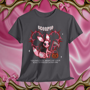 Scorpio Halloween Cartoon Unisex Short Sleeve Tee