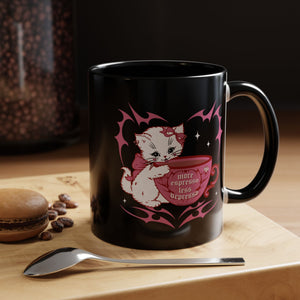 More Espresso Less Depresso Kitty Cat Coffee Mug (11oz)