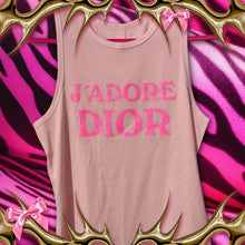 Load image into Gallery viewer, jadore dior pink tank top XL
