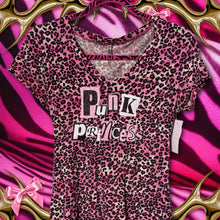 Load image into Gallery viewer, punk princess pink leopard shirt top

