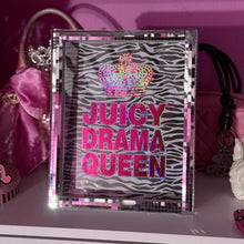 Load image into Gallery viewer, juicy inspired juicy drama queen disco frame wall decor
