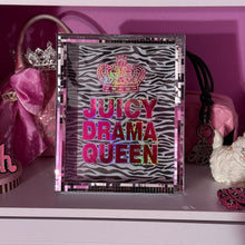 Load image into Gallery viewer, juicy inspired juicy drama queen disco frame wall decor
