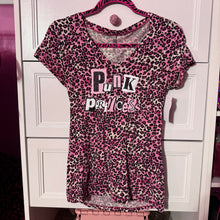 Load image into Gallery viewer, punk princess pink leopard shirt top
