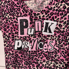 Load image into Gallery viewer, punk princess pink leopard shirt top
