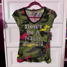 Load image into Gallery viewer, Don’t be a nasty bitch camo shirt top
