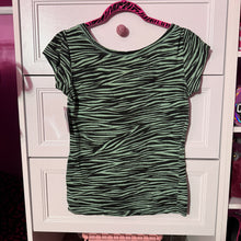 Load image into Gallery viewer, Smells like money mother fucker green zebra shirt top
