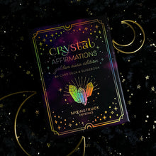 Load image into Gallery viewer, DISCOUNTED Gold Crystal Affirmations© Card Deck
