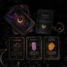 Load image into Gallery viewer, DISCOUNTED Gold Crystal Affirmations© Card Deck
