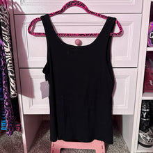 Load image into Gallery viewer, warning this kitten bites black tank top
