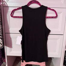 Load image into Gallery viewer, just because i’m a girl queen black tank top
