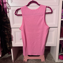 Load image into Gallery viewer, DISCOUNTED sex drugs and juicy couture pink tank top XL
