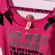 Load image into Gallery viewer, do not disturb hot pink tank top Large
