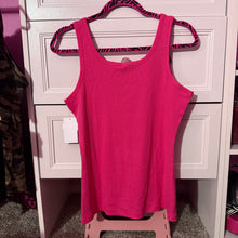 Load image into Gallery viewer, do not disturb hot pink tank top Large
