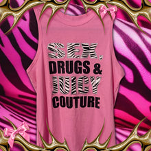 Load image into Gallery viewer, DISCOUNTED sex drugs and juicy couture pink tank top XL

