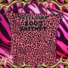 Load image into Gallery viewer, i feel like 2007 britney pink leopard tube top Large
