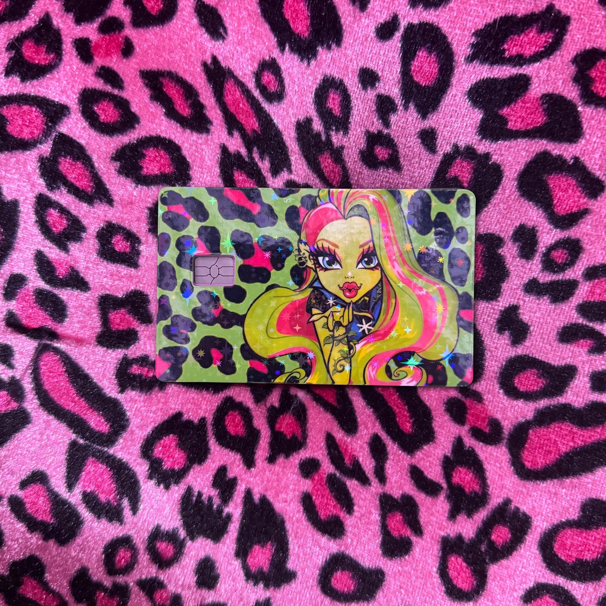 credit card skin – Moonstruck / Kittens Give Stitches