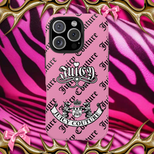 Load image into Gallery viewer, Juicy Logo Pink Phone Case
