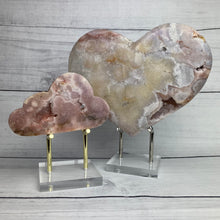 Load image into Gallery viewer, Handmade Crystal Display Stand - Gold or Silver
