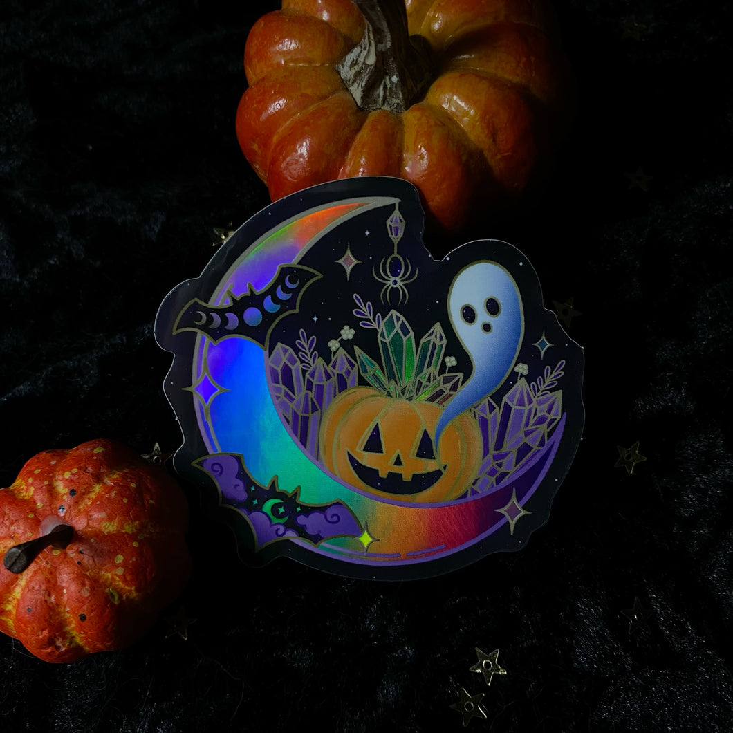 Crystal Halloween Holo Sticker