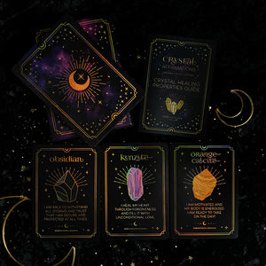 Crystal Affirmations© Golden Aura Edition Card Deck