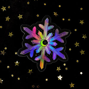 Crystal Snowflake Holo Sticker
